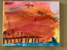 Ich habe einen Sonnenuntergang gemalt. BILDER007